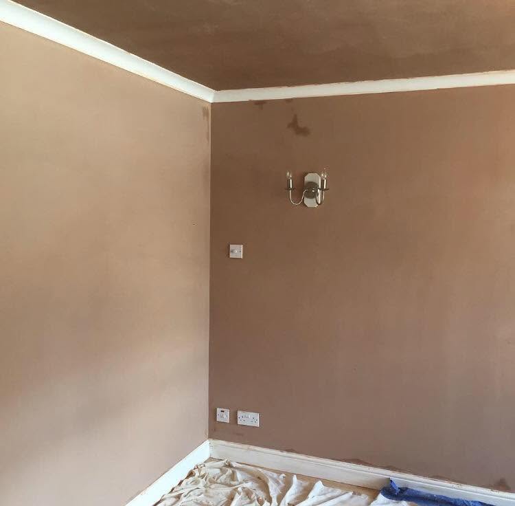 Completed plastering job by Mackays Plastering